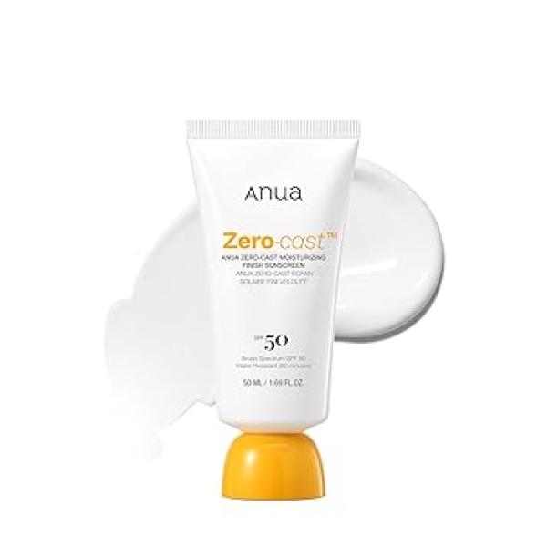 Anua - Zero-Cast Moisturizing Finish Sunscreen 50ML